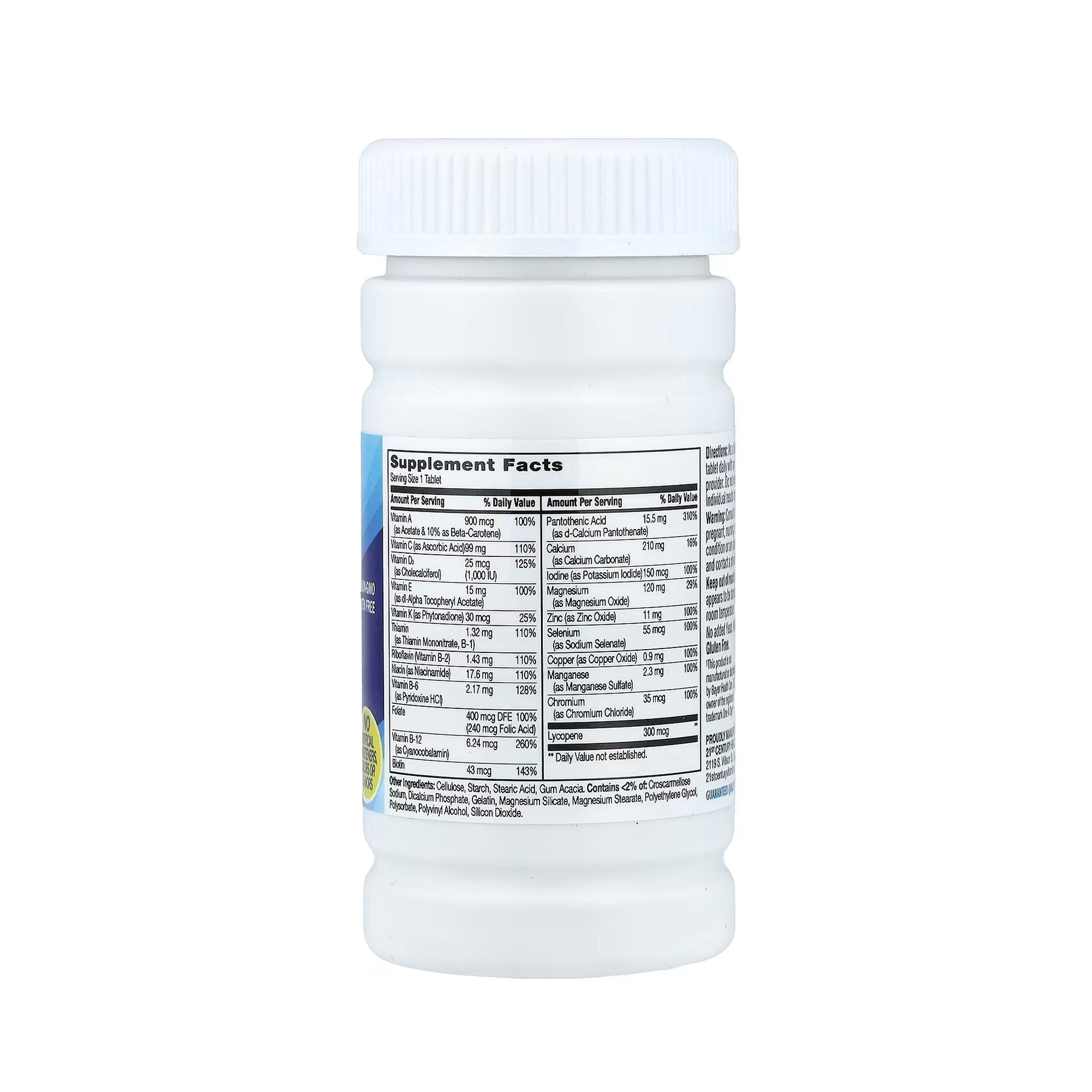 21st Century One Daily Men's Health -  100 Tablets