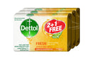 Dettol BARSOAP FRESH 165GM 16x 2 plus 1