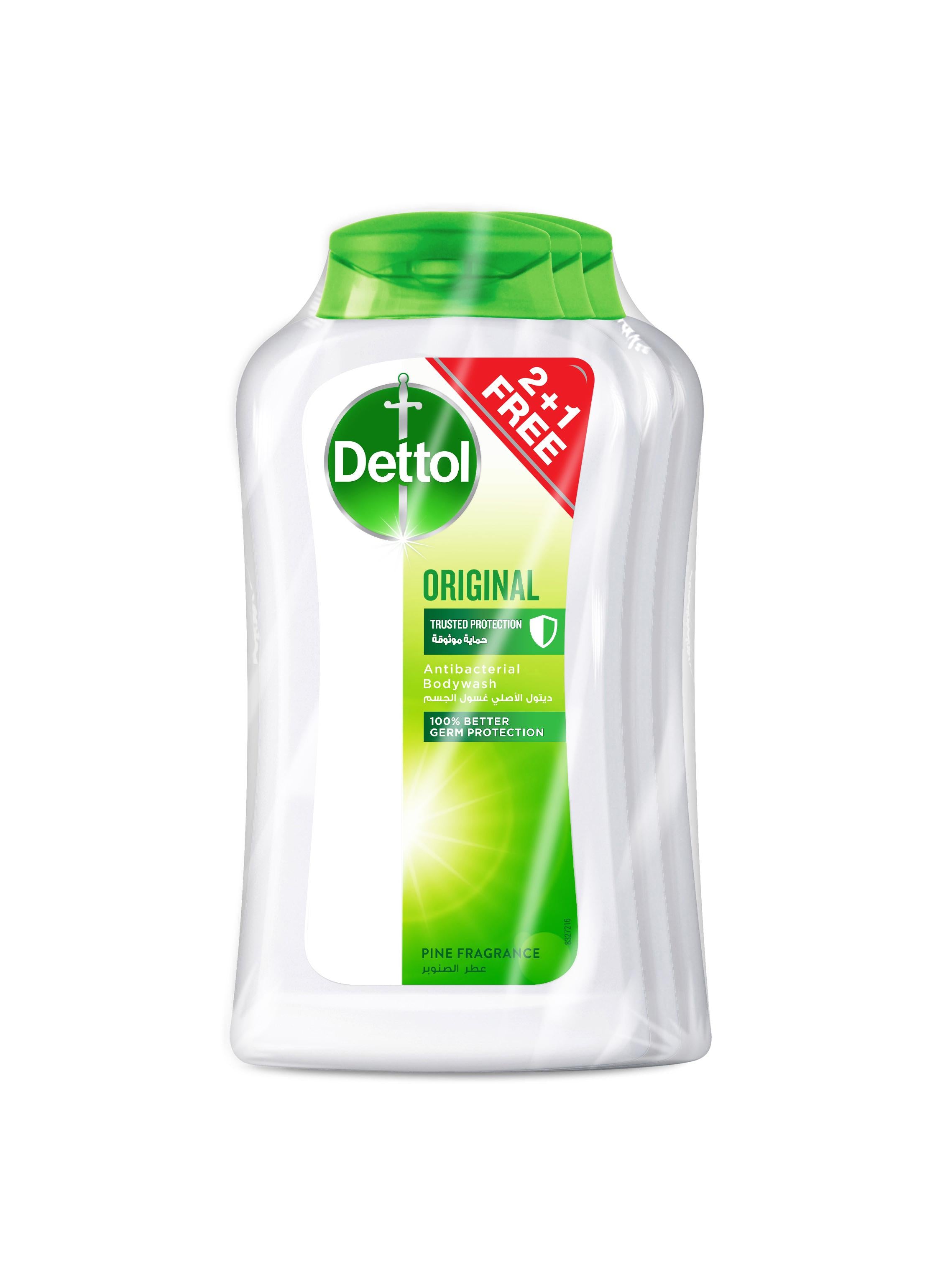 Dettol SG ORG 250ML 2 plus 1 C2