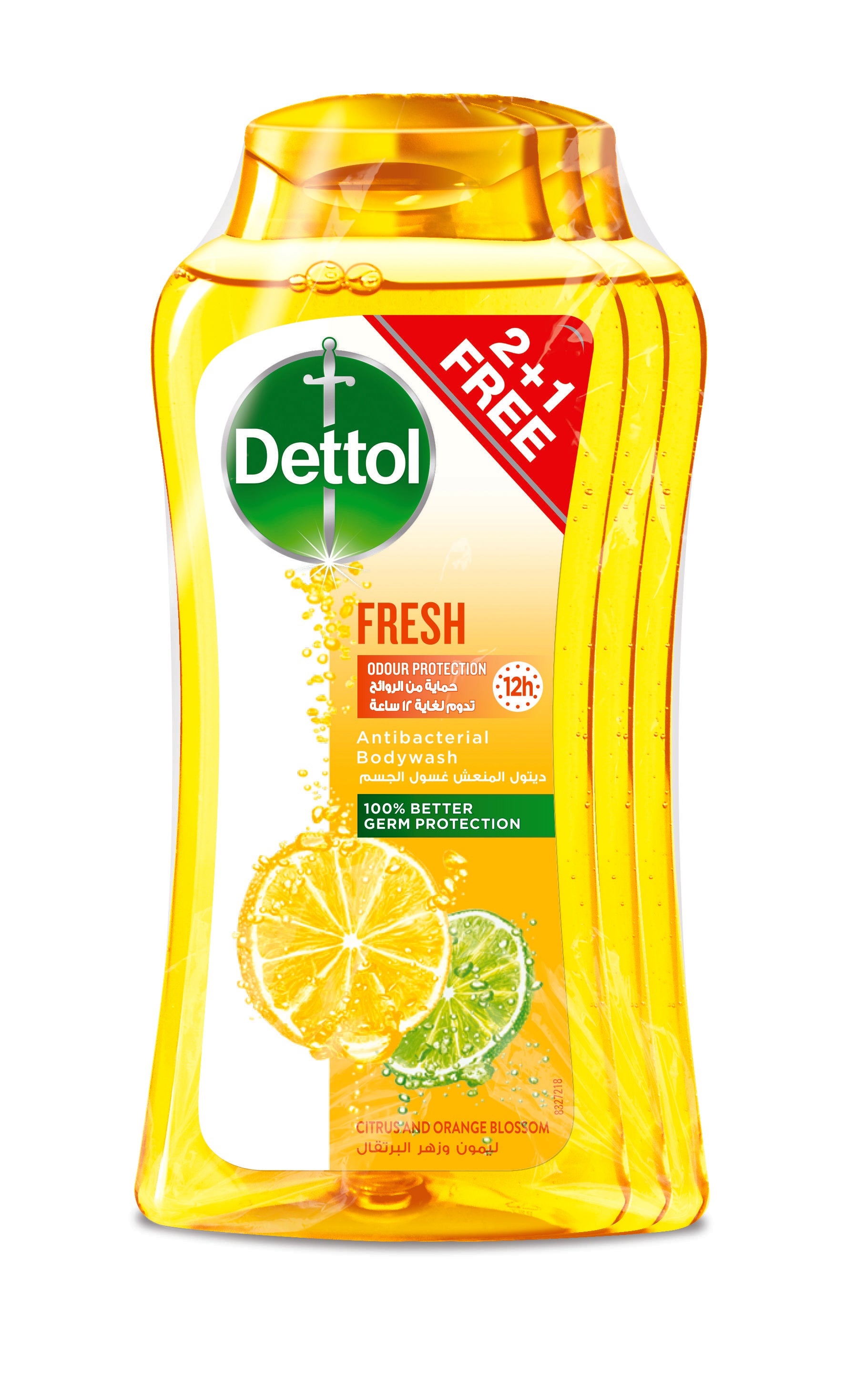 Dettol SG FRESH 250ML 2 plus 1 C2