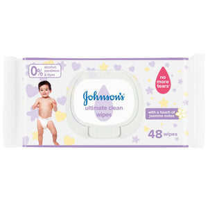 Johnson Baby Wipes Ultimate Clean 48 Wipes