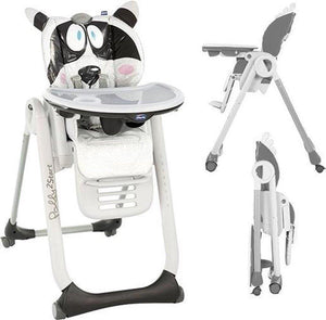 CHICCO POLLY 2 START HIGHCHAIR HONEY BEAR 4 WHEEL