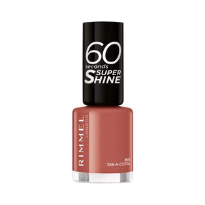 RIMMEL 60sec Nail Polish - 707 Tan-A-Cota