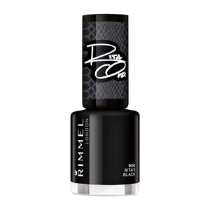 RIMMEL 60sec Nail Polish - 900 Rita's Black