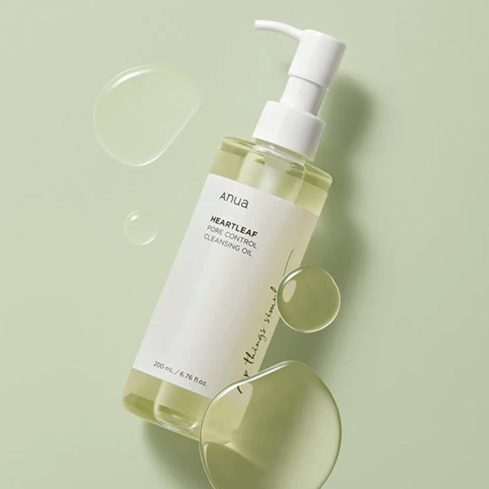 Anua Heartleaf Pore Control Cleansing Oil – Gentle Makeup Remover for Sensitive Skin 200ml