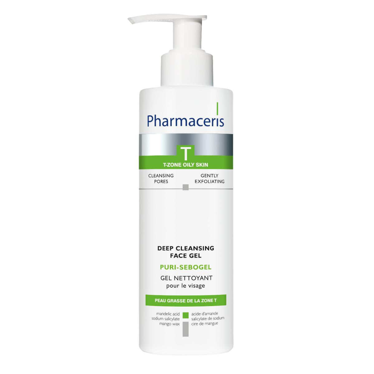 Pharmaceris T-Zone Puri-Sebogel Antibacterial Gel Wash190ML