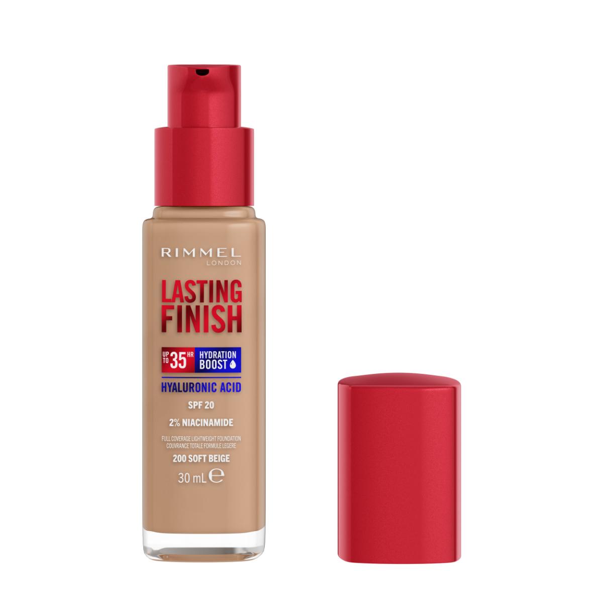 RIMMELRimmel London Lasting Finish Full Coverage Lightweight Foundation 200 Soft Beige