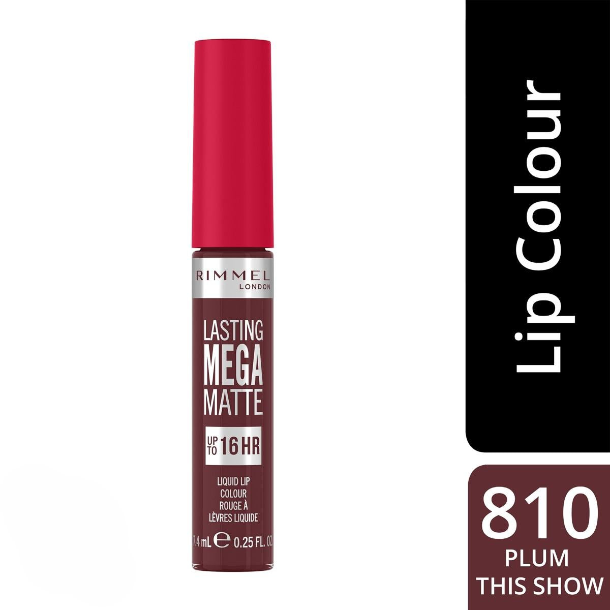 RIMMEL LASTING MEGA MATTE LIQUID LIPSTICK - 810 PLUM THIS SHOW