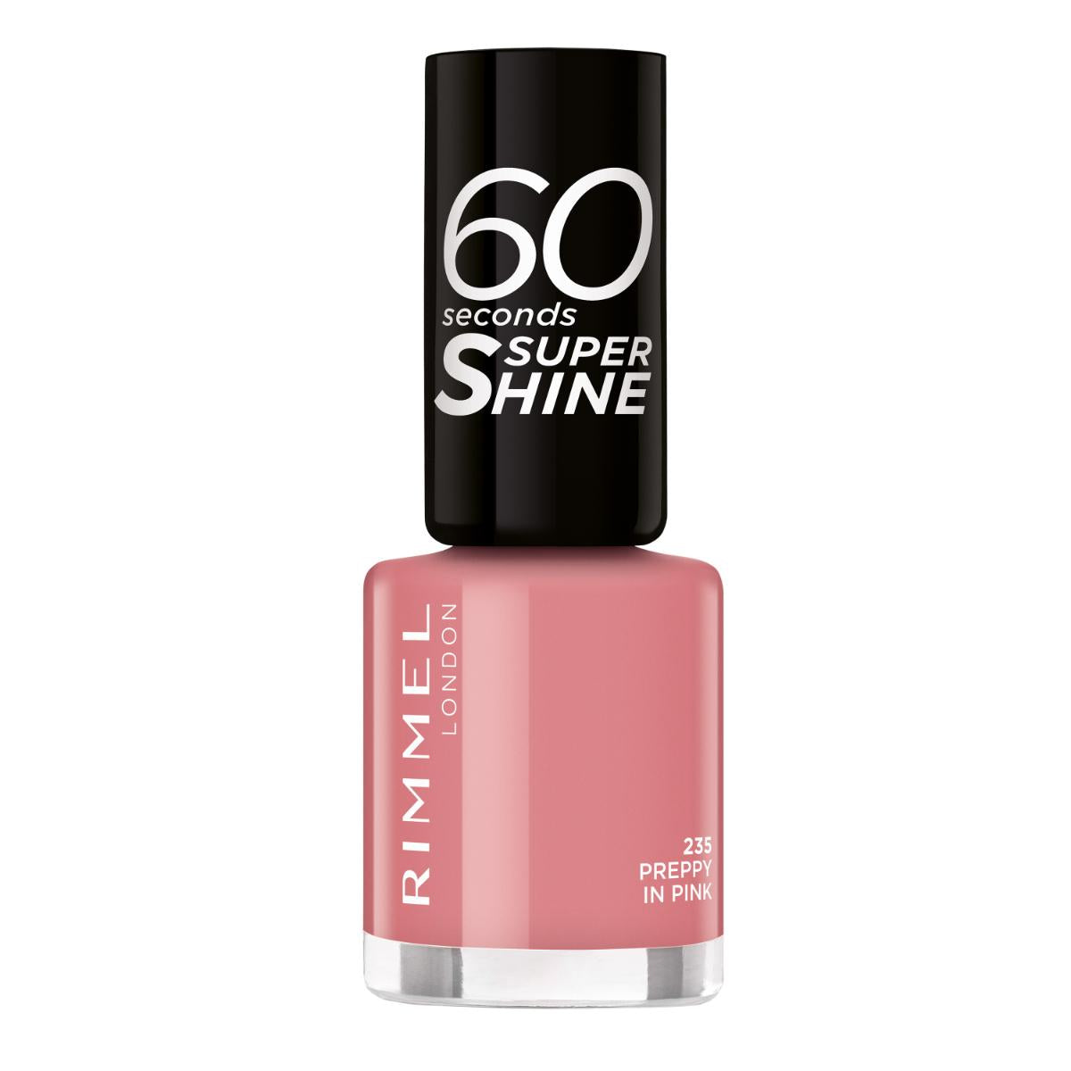 RIMMEL 60 Seconds Nail Polish - 235 Preppy in Pink