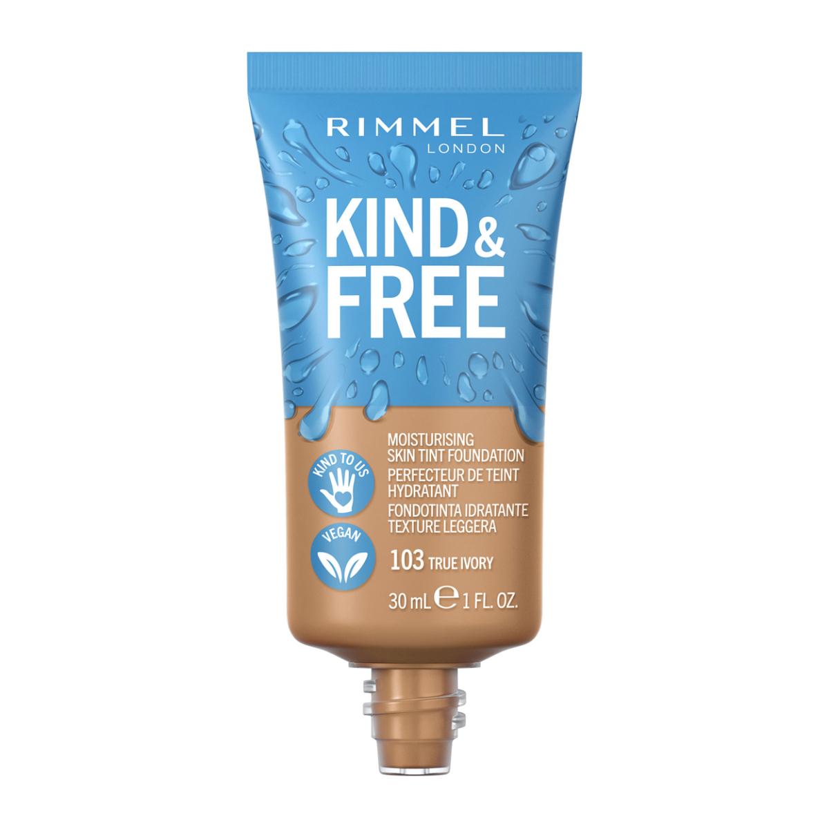 RIMMEL KIND and FREE FOUNDATION 103 TRUE IVORY
