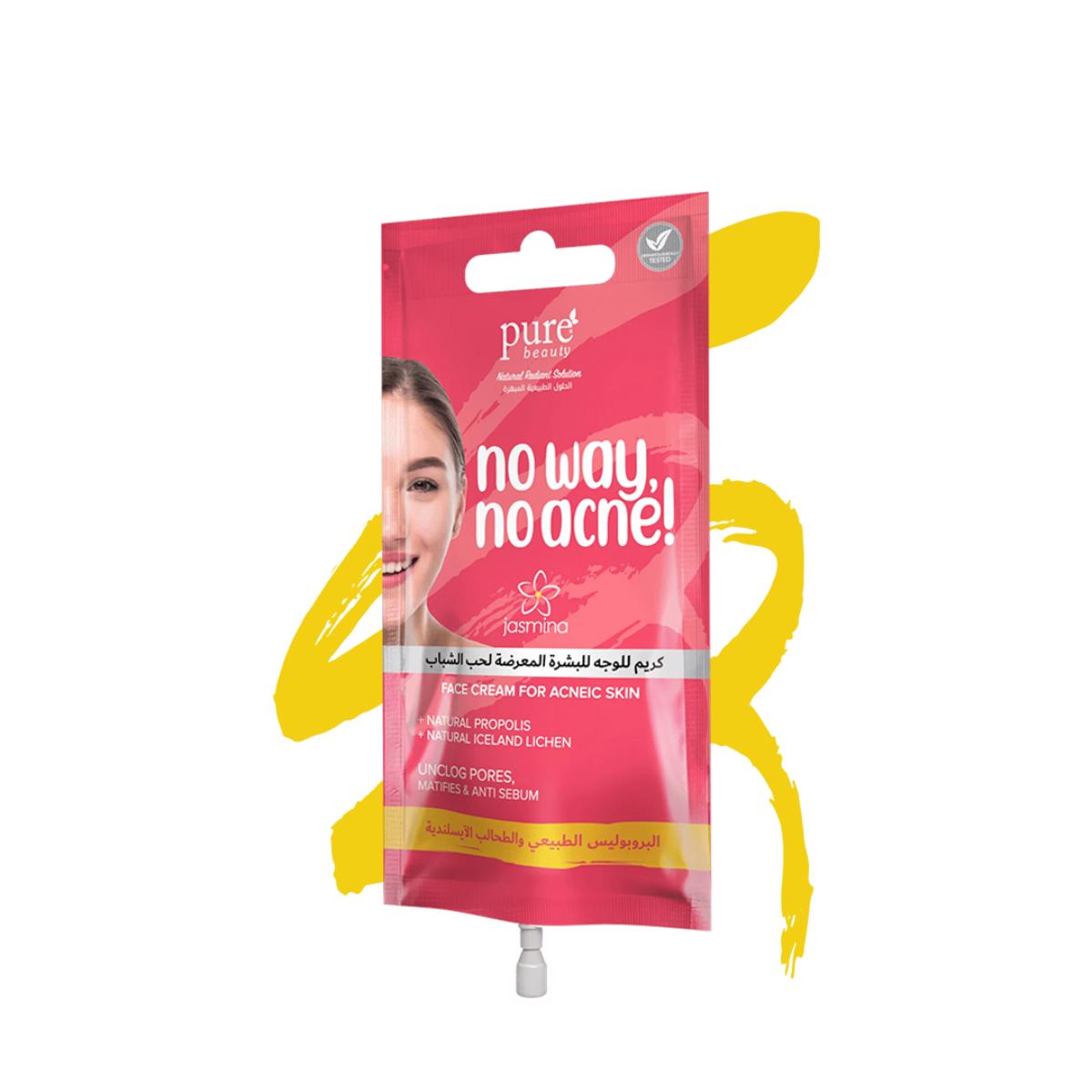 Purebeauty Jasmina® Face Cream with Propolis, Acne-Prone Skin 15ML