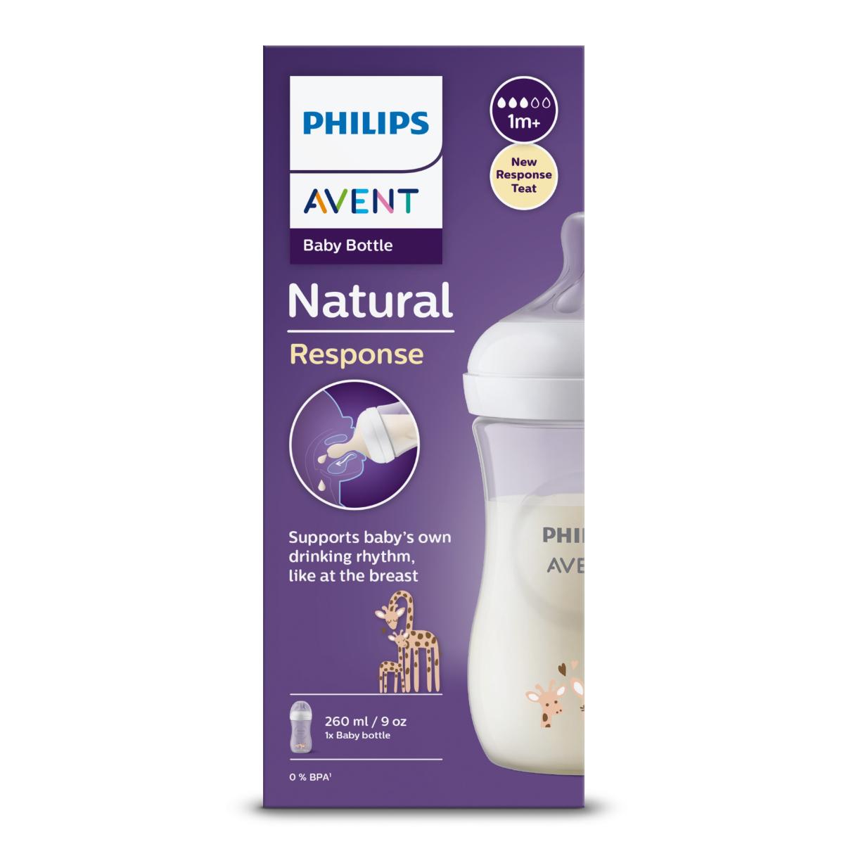 Philips Avent NATURAL 3.0 FEEDING  BOTTLE DECO 260ML X1