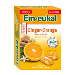 Em-Eukal Ginger Orange Sugar Free Box