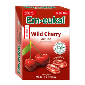 Em-Eukal Wild Cherry Sugar Free Box