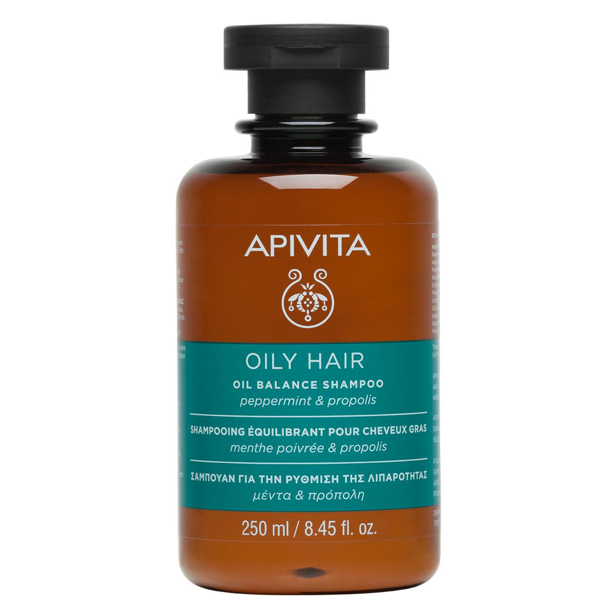 APIVITA Oil Balance Shampoo (Peppermint and Propolis)250ml