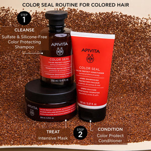 APIVITA Color Seal Shampoo (Quinoa Proteins and Honey)250ml