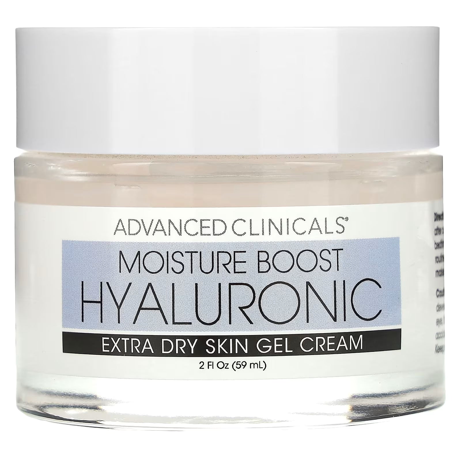 Advanced Clinicals Hyaluronic Acid Gel Cream – Hydrating Moisturizer 59ml