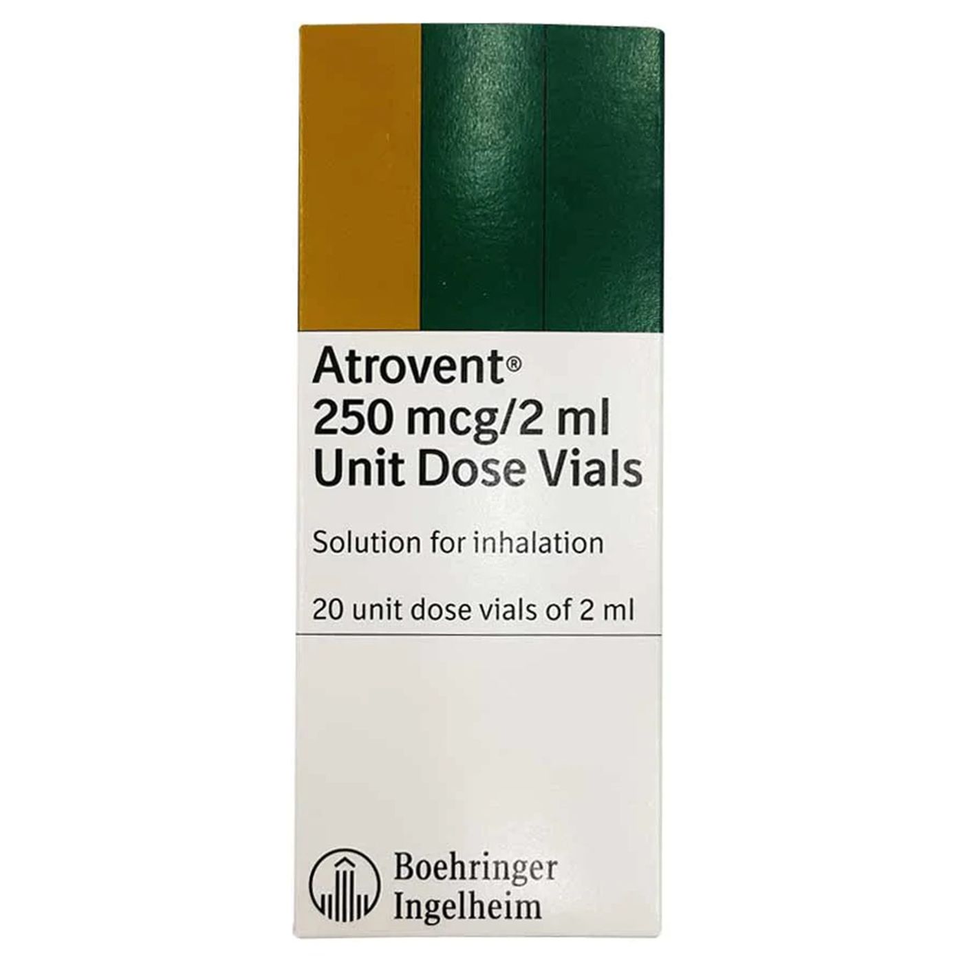 Atrovent 250 Mcg/2ml Inhaler Solution 20pcs 2 ml
