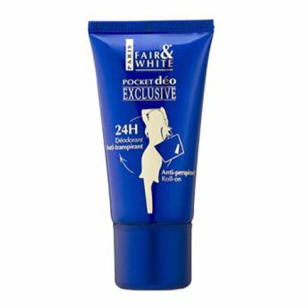 Fair & white deodorant roll on 50ml exclusive whitenizer pocket