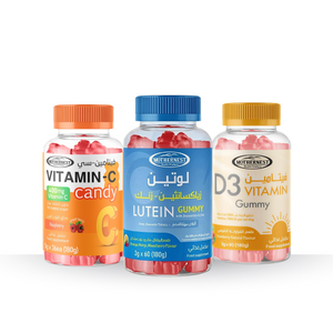 Mothernest Ultimate Immunity Boost Bundle – Vitamin C 400mg, Lutein + Zeaxanthin + Zinc, Vitamin D3 1000 IU