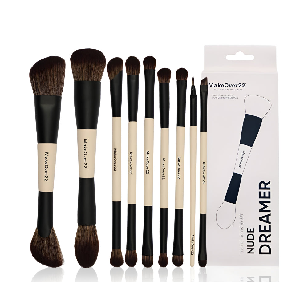 Make Over 22 Make Up Brushes Nude Dreamer 14 in 1