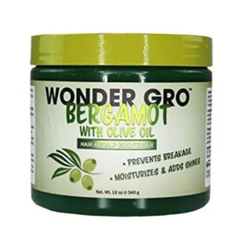 Wonder gro hair conditioner 340g bergamot and olive oil
