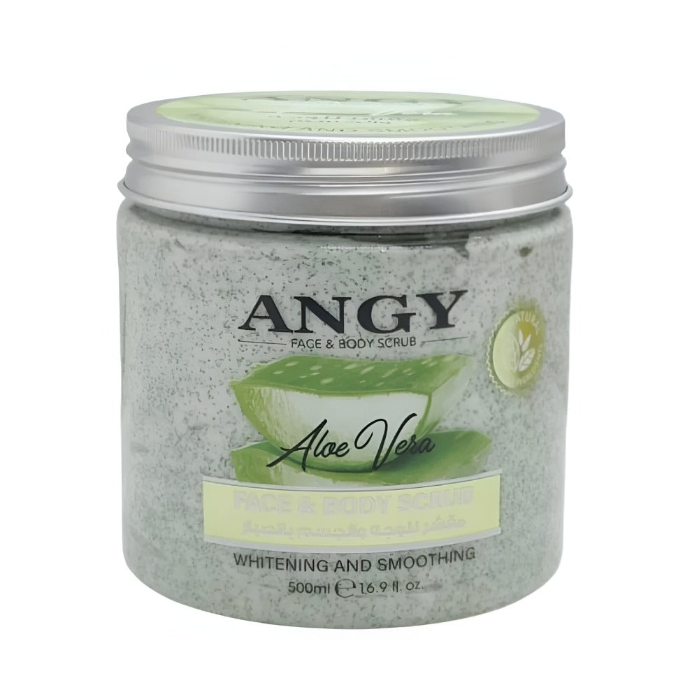 Angy Face & Body Scrub 500ml With Aloe Vera