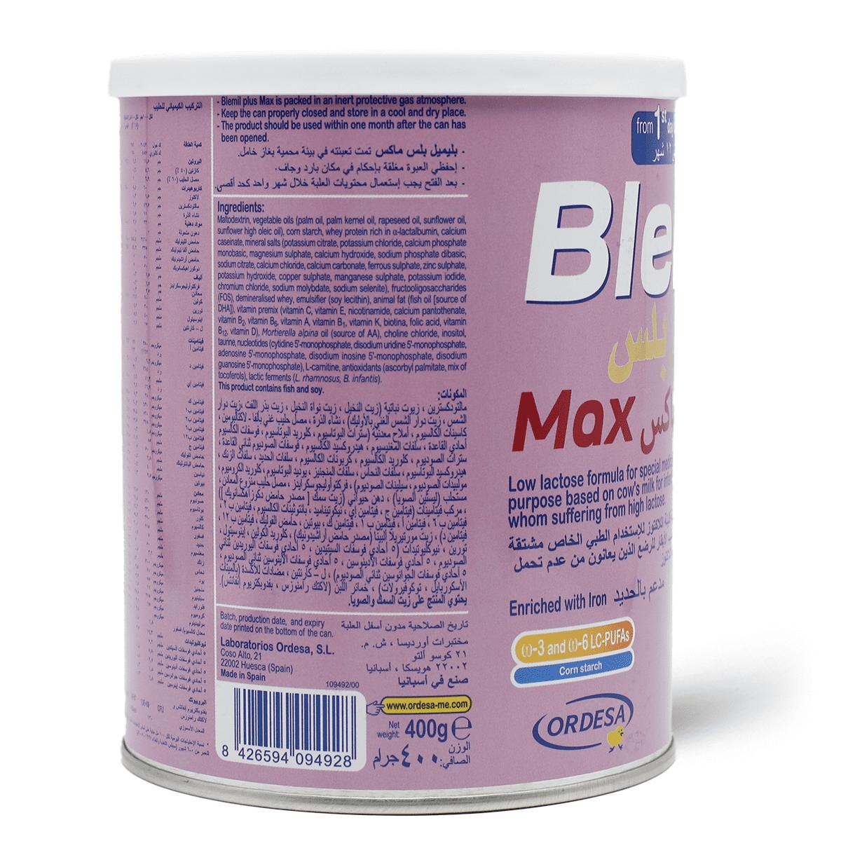 BLEMIL PLUS MAX 1 - 400GM