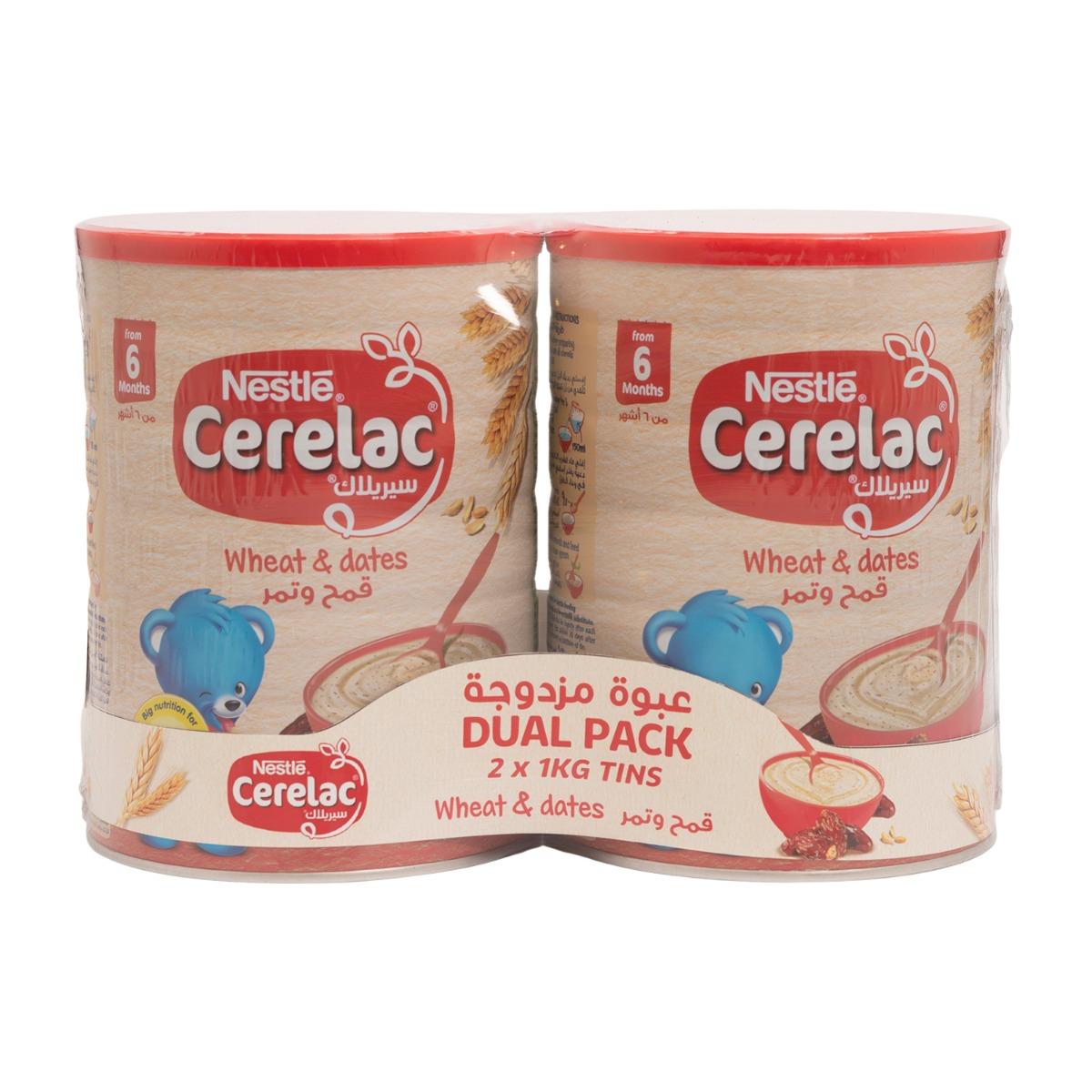 CERELAC Whe Dates MP (2x1Kg)PRDualPackN1