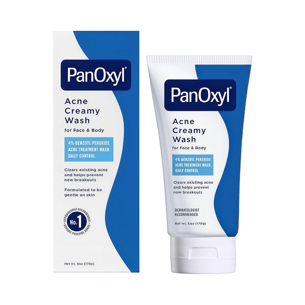 PanOxyl Acne Creamy Wash 4% Benzoyl Peroxide Daily Control 170g