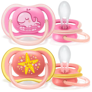Philips Avent Ultra Air Freeflow Soother, Deco version 6-18M MIXED