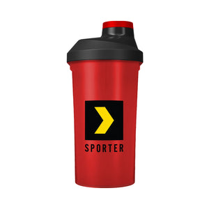 Sporter - Sporter Logo Shaker - Red - 600 ml.