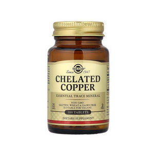 Solgar Chelated Copper - 100 Tablets