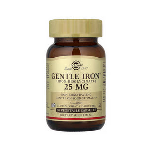 Solgar Gentle Iron 25 mg- 90 Vegetable Capsules