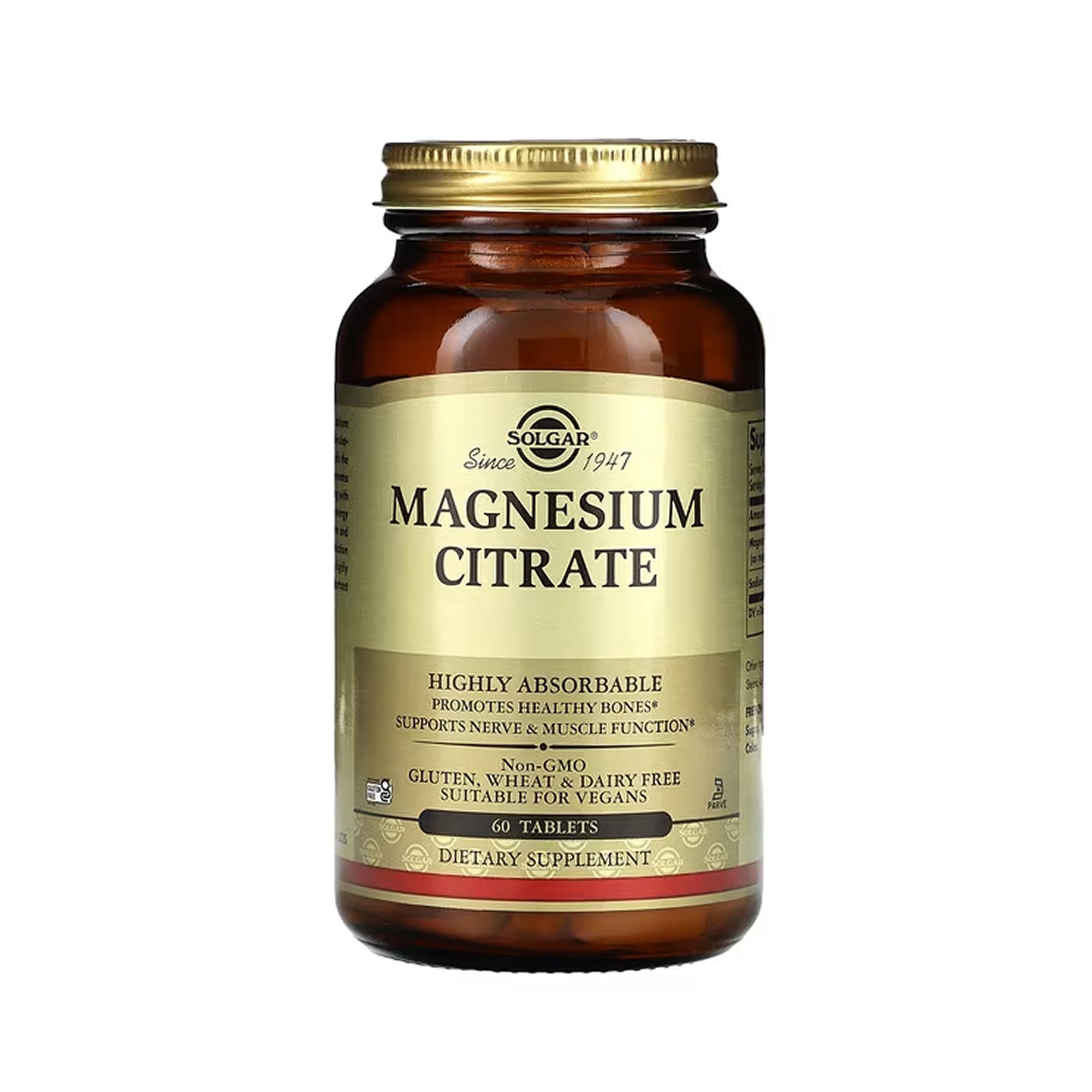 Solgar Magnesium Citrate - 60 Tablets