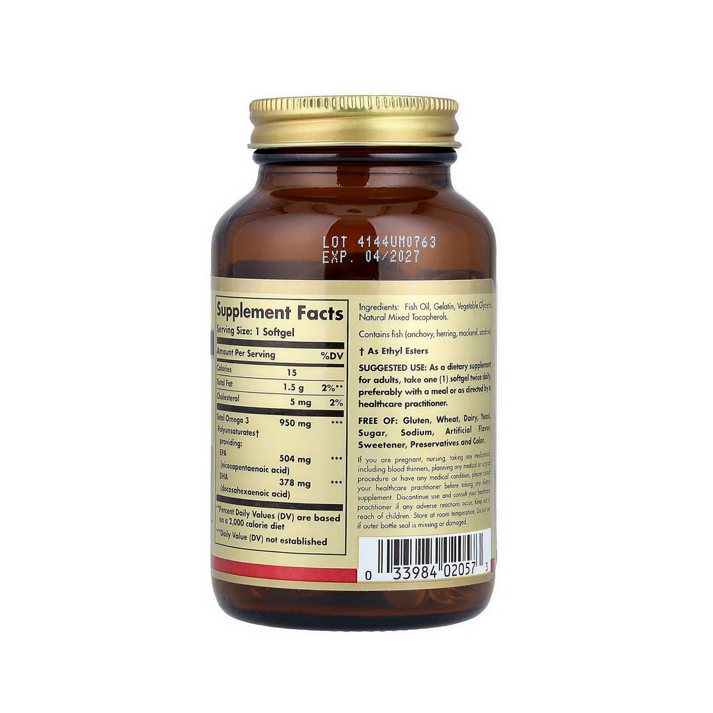 Solgar Triple Strength Omega-3 950 mg - 50 Softgels