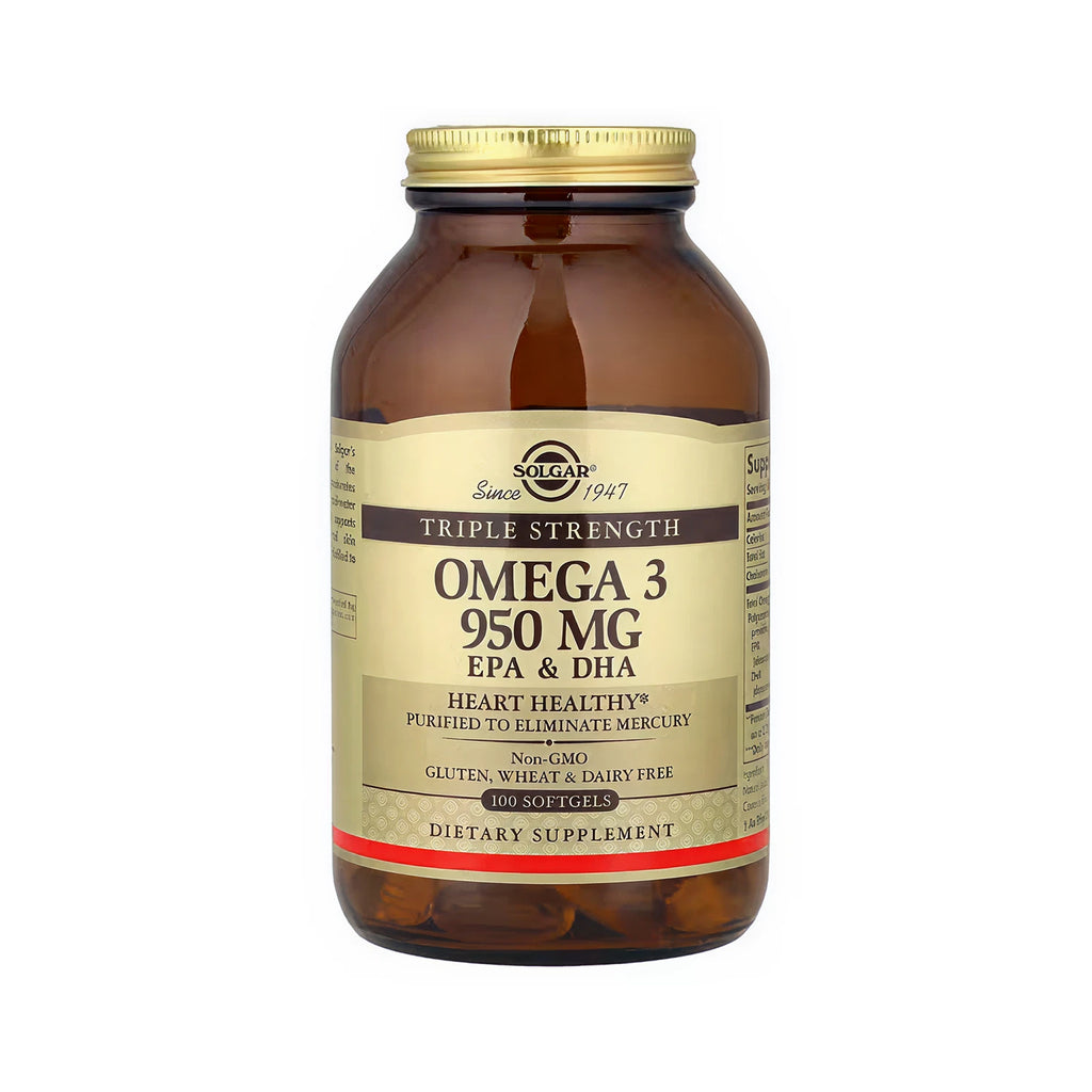 Solgar Triple Strength Omega-3 950 mg - 100 Softgels
