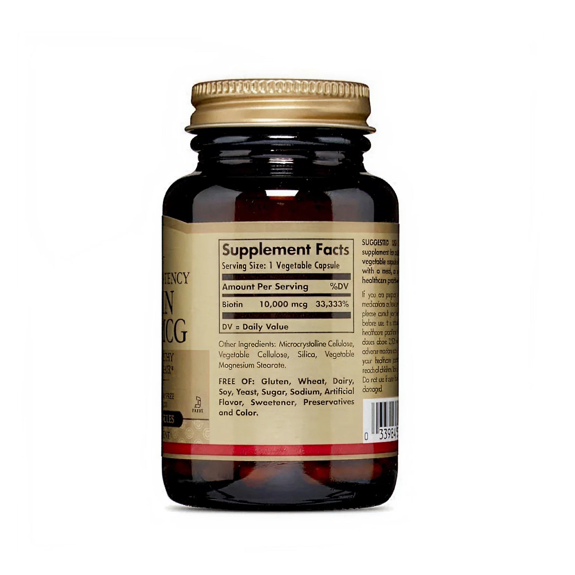 Solgar Biotin 10,000 mcg 120 Tablets