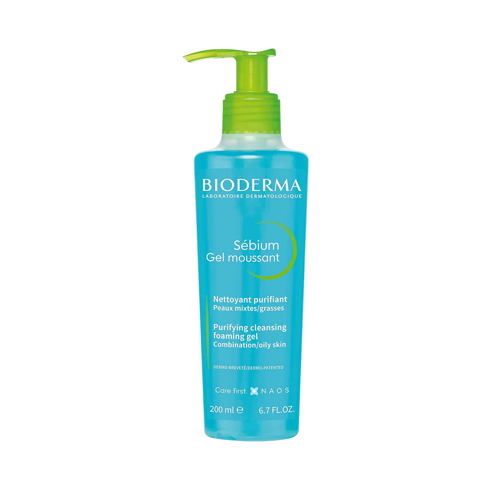 Bioderma Sebium Gel Moussant Purifying Cleansing Foaming Gel 200ml