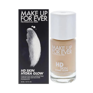 Make Up For Ever for Women HD Skin Hydra Glow - 1Y08 Warm Porcelain by  - 1 oz Foundation