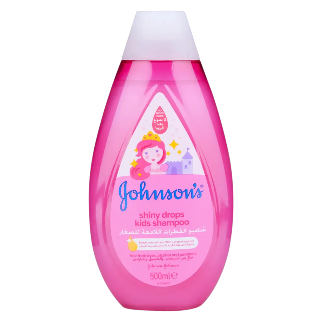 شامبو Johnson's Shiny & Soft للأطفال بزيت الأرجان وبروتينات الحرير