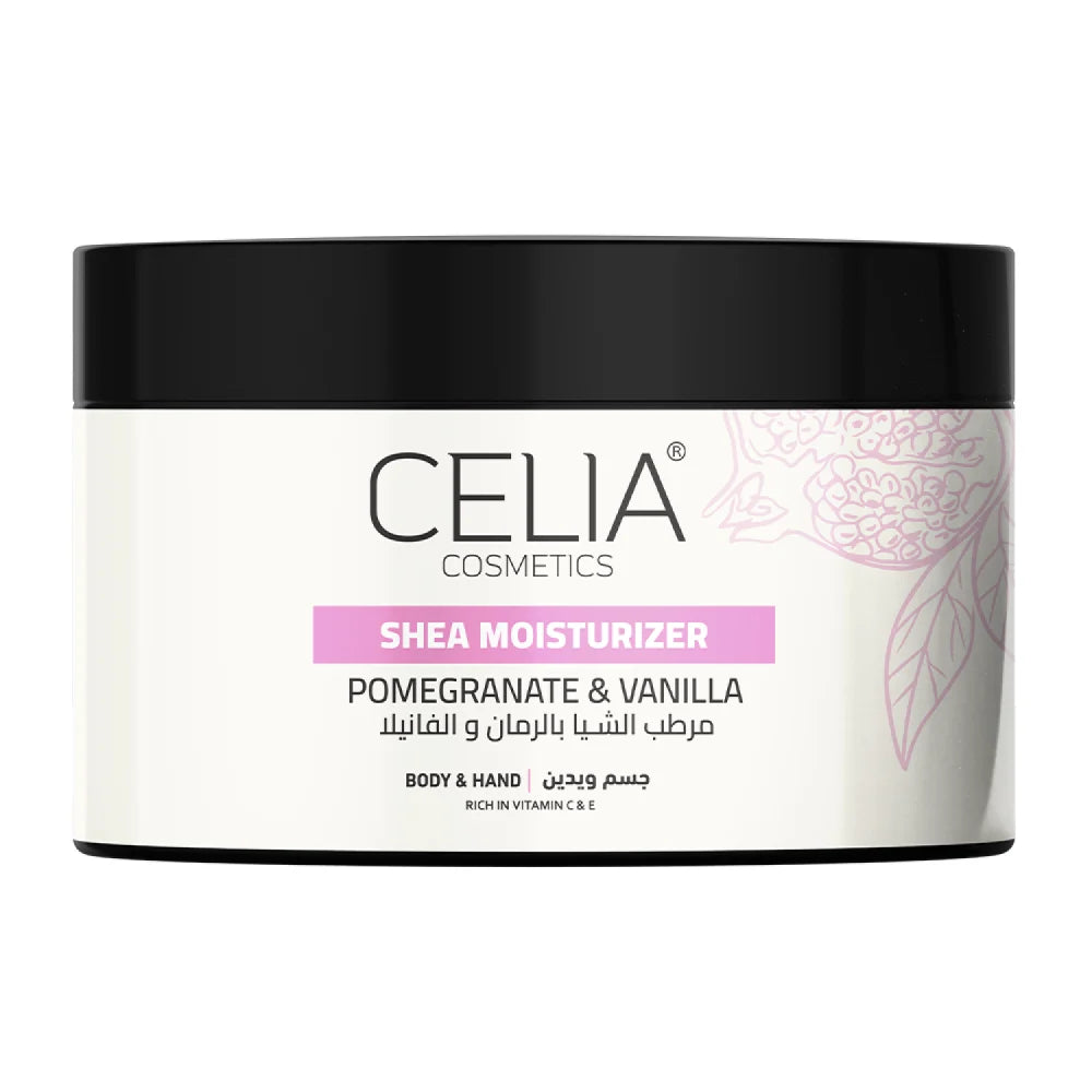 Celia body butter 300g with shea pomegranate and vanilla