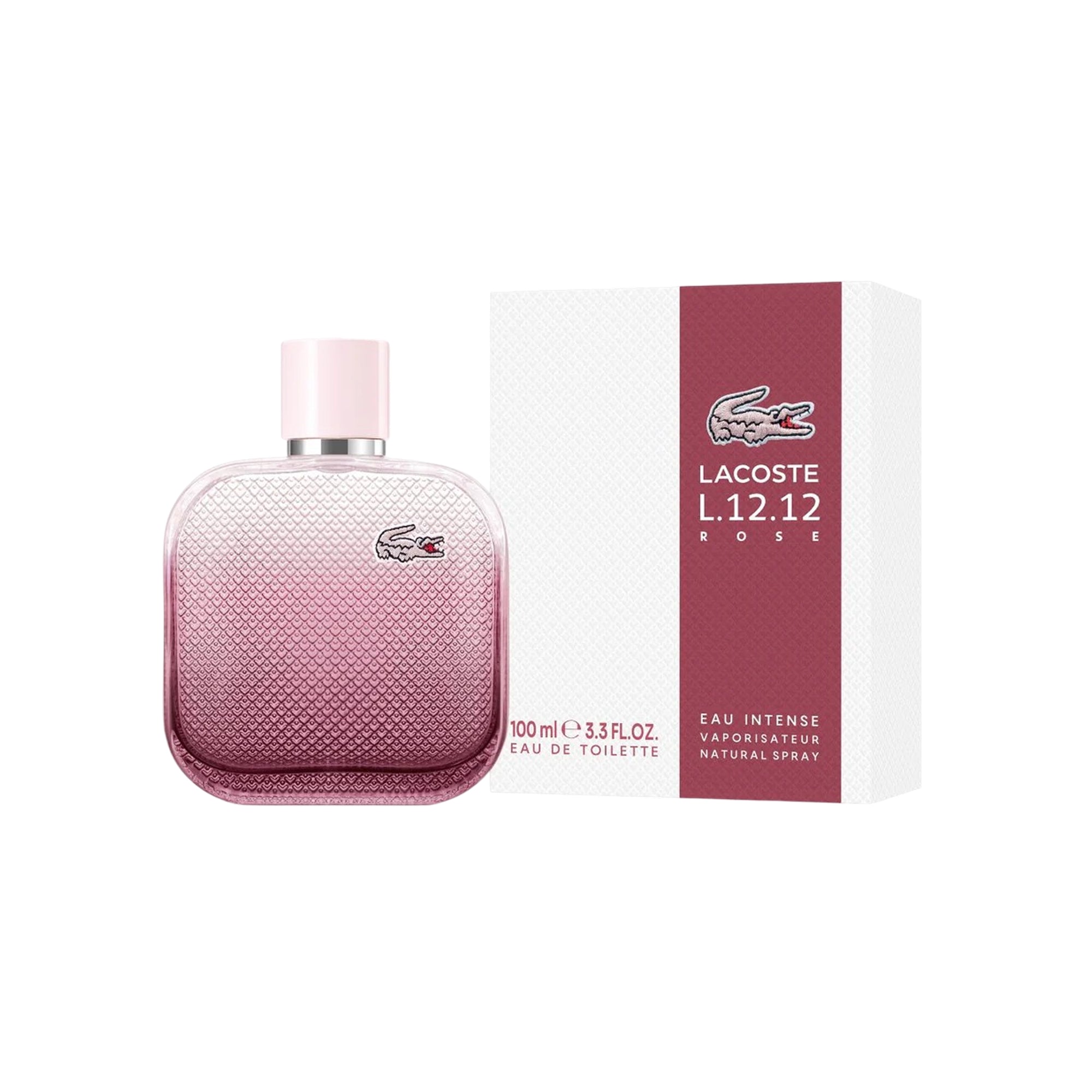 Lacoste L.12.12 Rose Eau Intense Eau de Toilette - For Women - 100ml