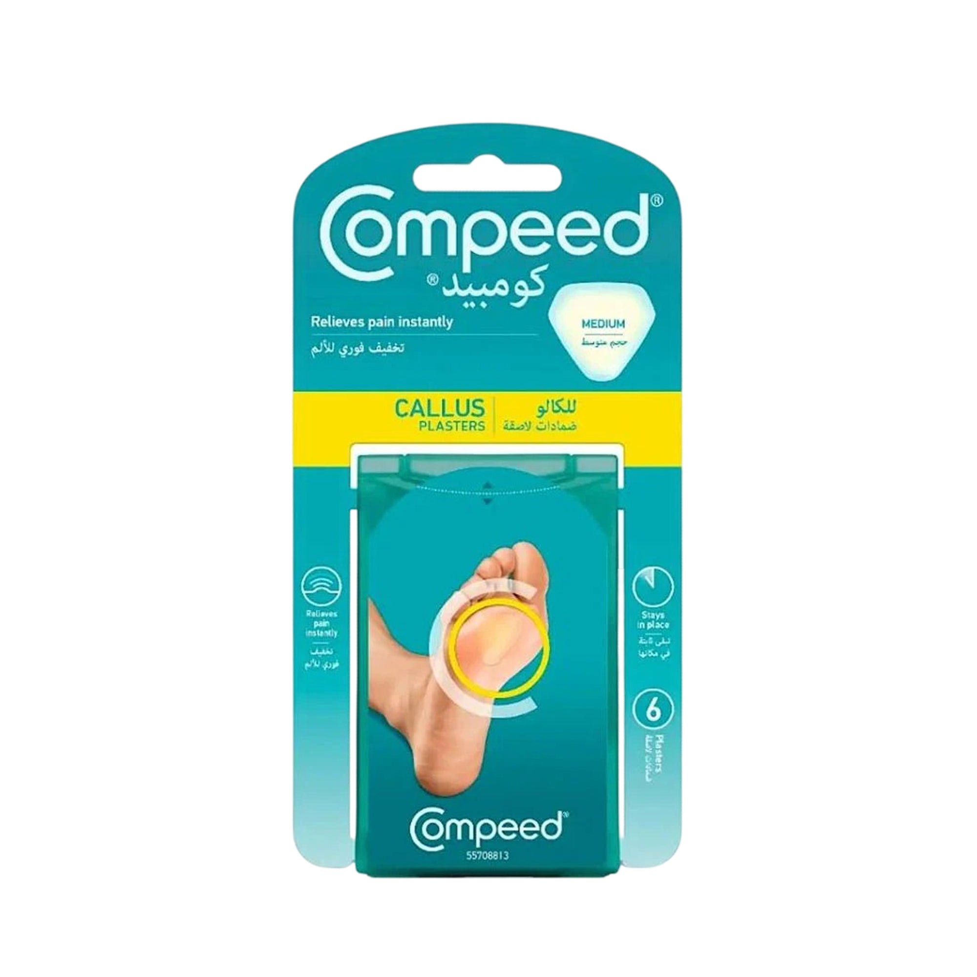 Compeed Callus Plaster Medium Size Pack of 6