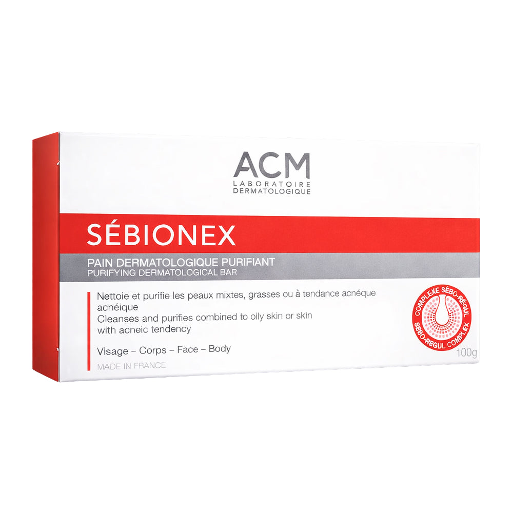ACM Sebionex Cleansing Bar Soap for Oily and Acne-Prone Skin 100g