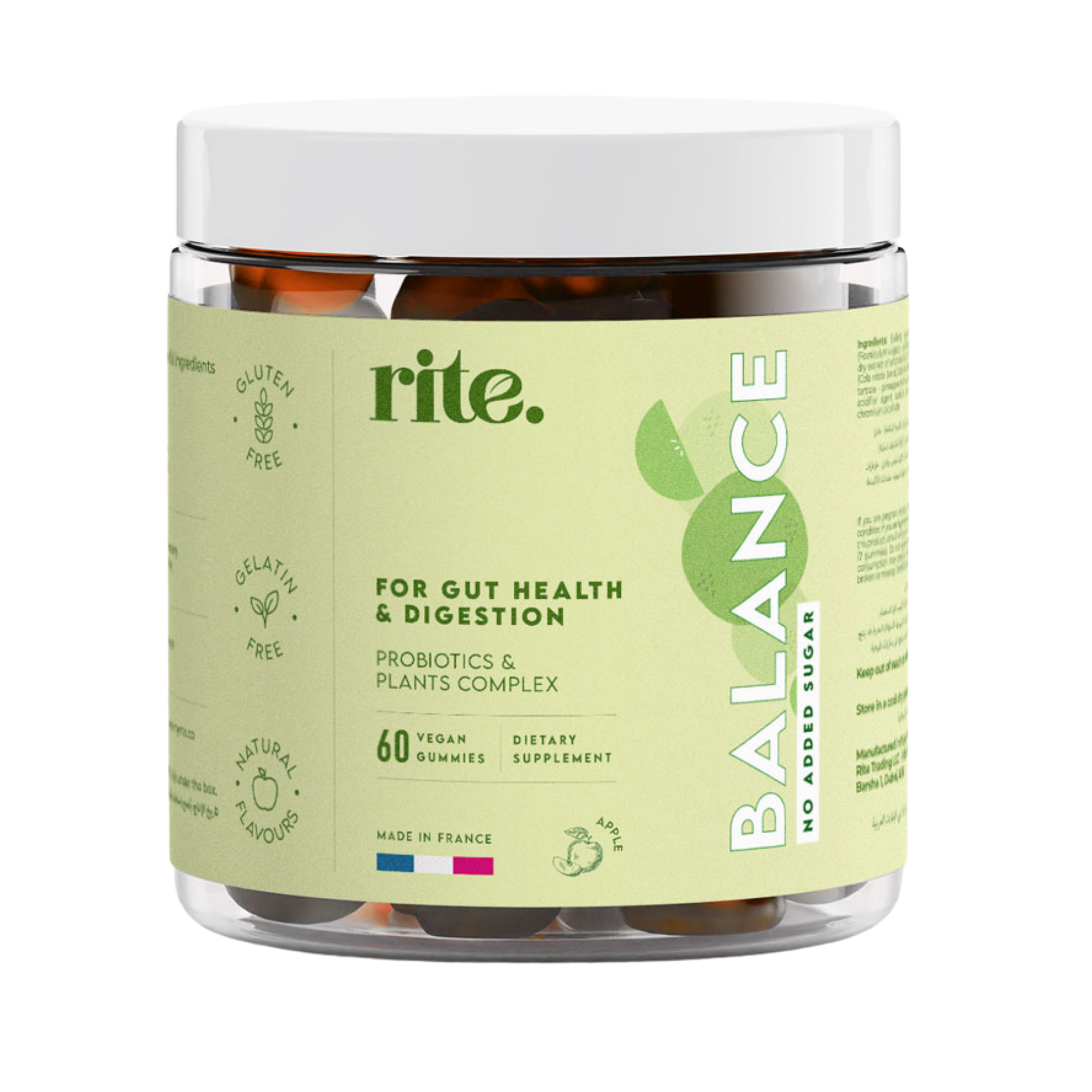 Rite Balance Sugar Free Gummies 60 Gummies