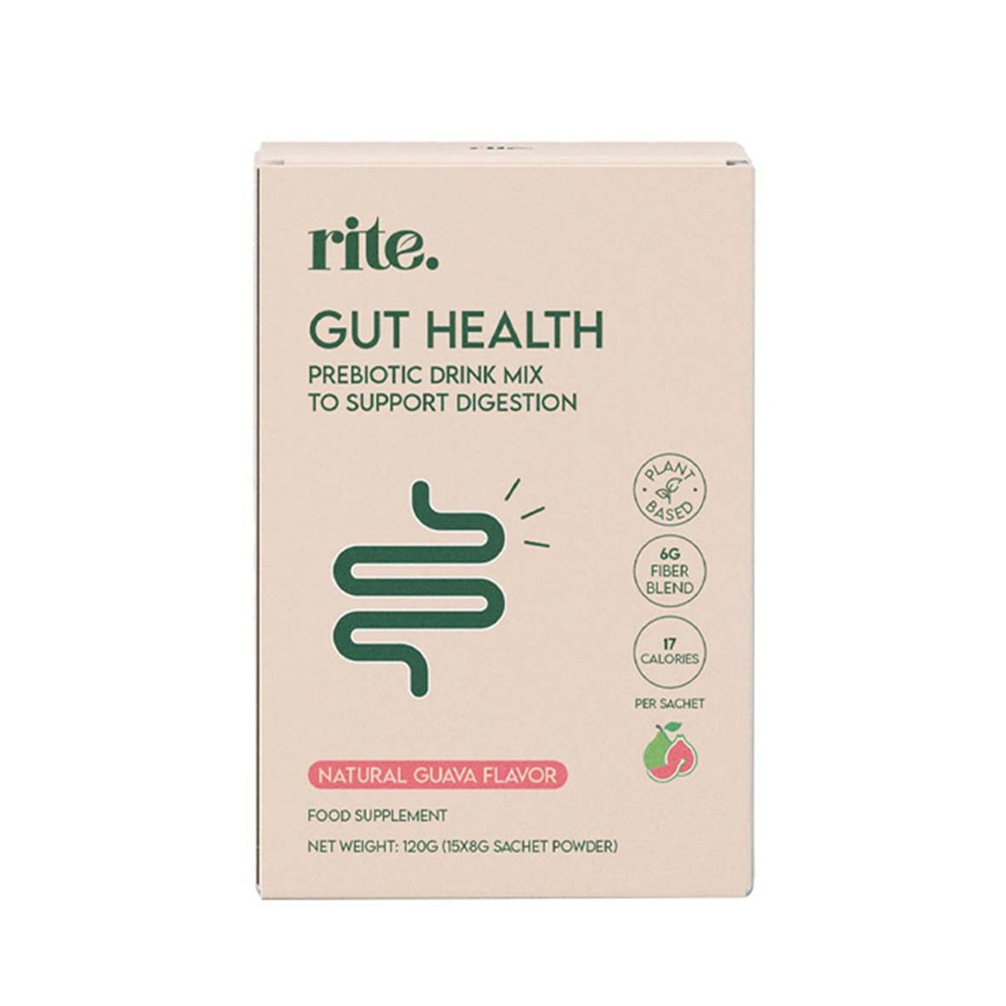 Rite Gut Health Guava Probiotic Drink 15 Sachets