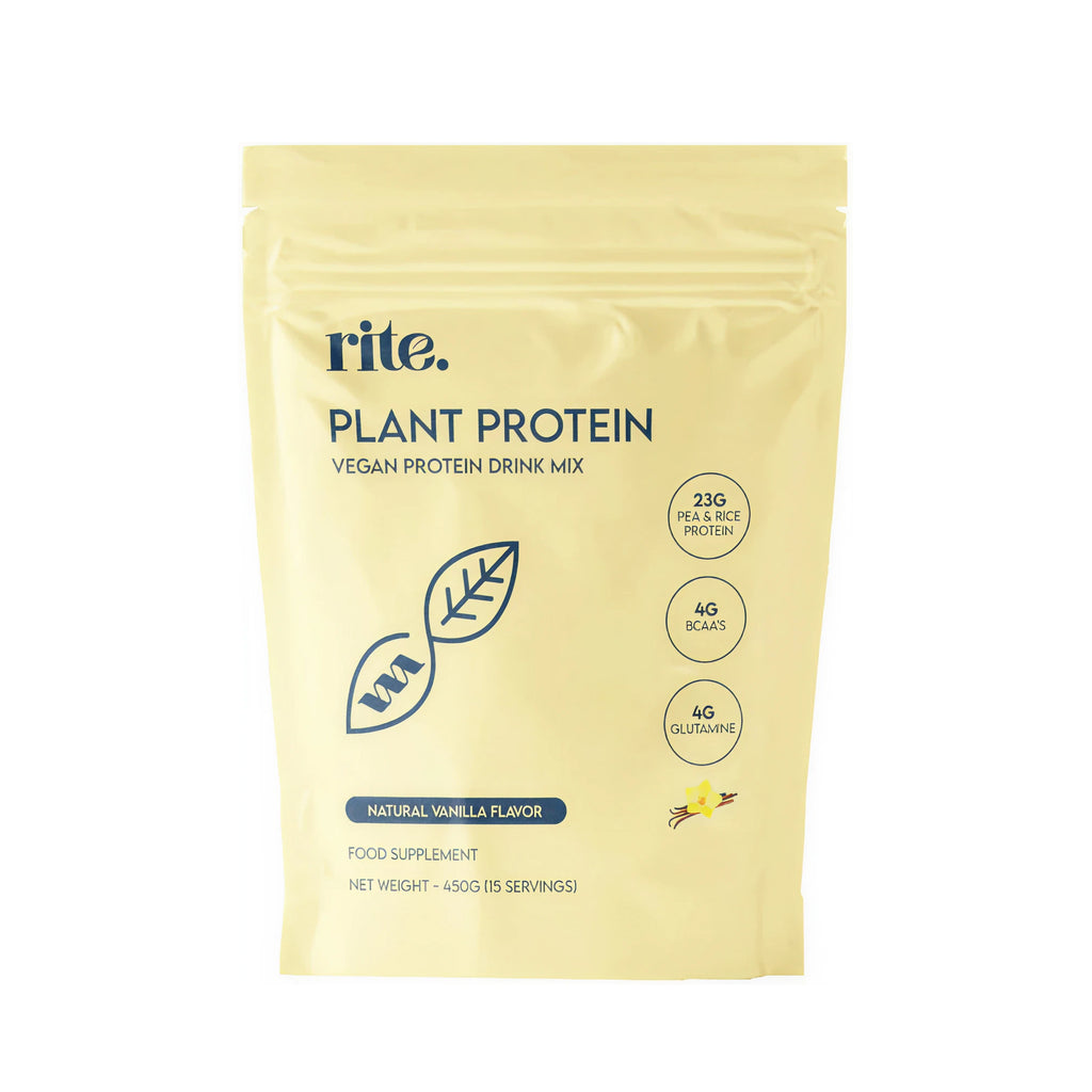 Rite Plant Protein Powder Vanilla Flavor 450g
