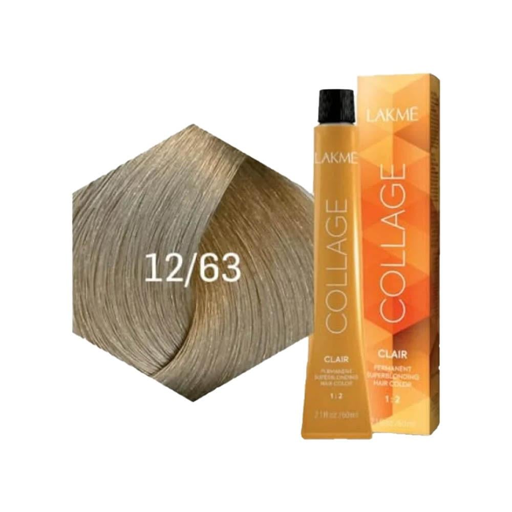 Lakme collage clear hair dye super golden chestnut blonde 12/63