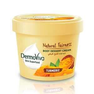 Dermoviva body cream 140ml natural brightening with turmeric